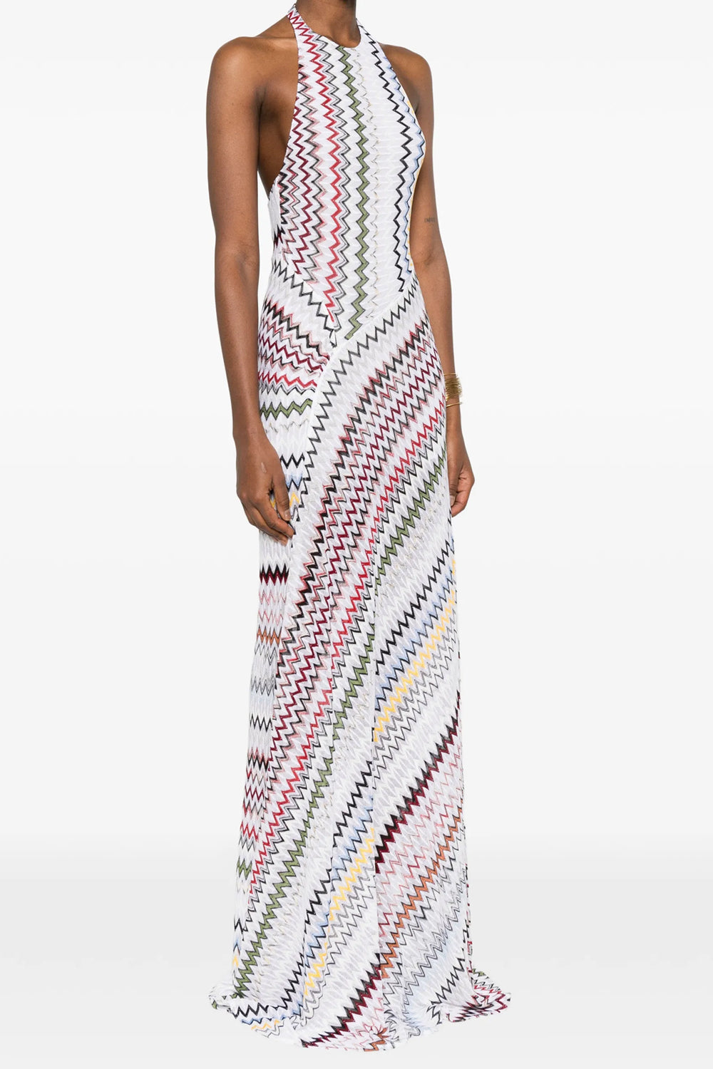 Abito lungo con motivo a zigzag DS26SG1Q BR0150S01K2 Missoni 