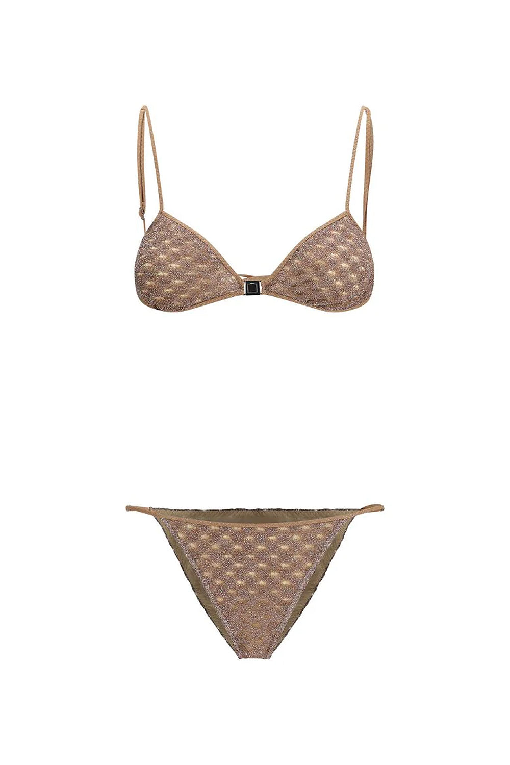 Costume da Bagno Bikini Donna in Viscosa Lamé Missoni con Pizzo a Ragnatela MS26SP0K BR014DS80EE Missoni 