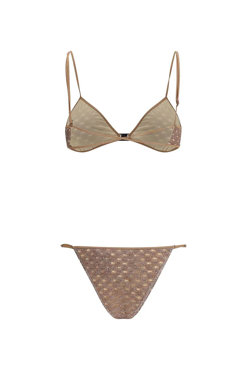 Costume da Bagno Bikini Donna in Viscosa Lamé Missoni con Pizzo a Ragnatela MS26SP0K BR014DS80EE Missoni 