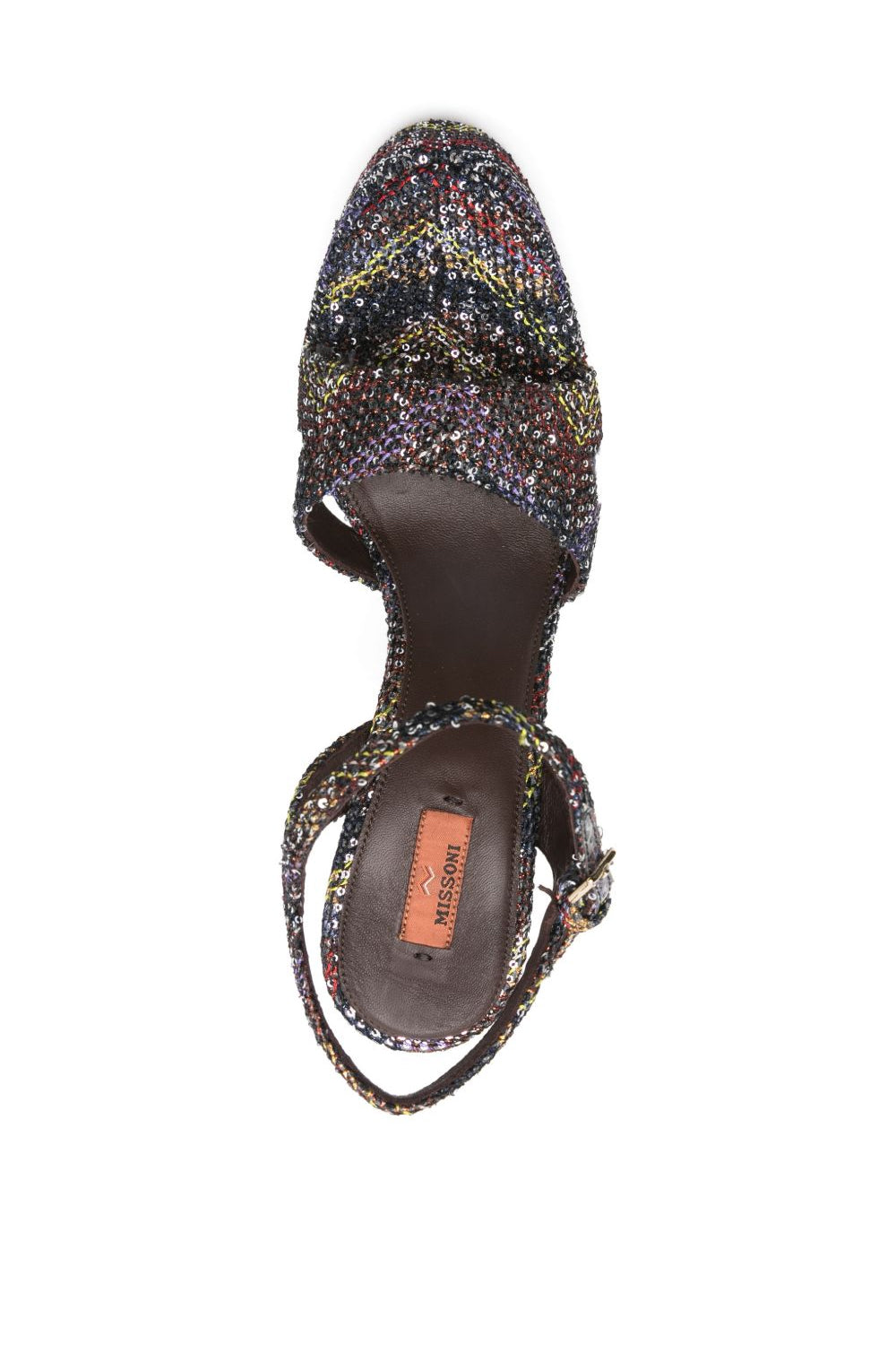 Sandali con tacco alto angela multicolore Missoni MWF092 026YELLOW/BROWN Missoni 