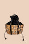 borsa in paglia SAINT TROPEZ NERO Momà Luxury 