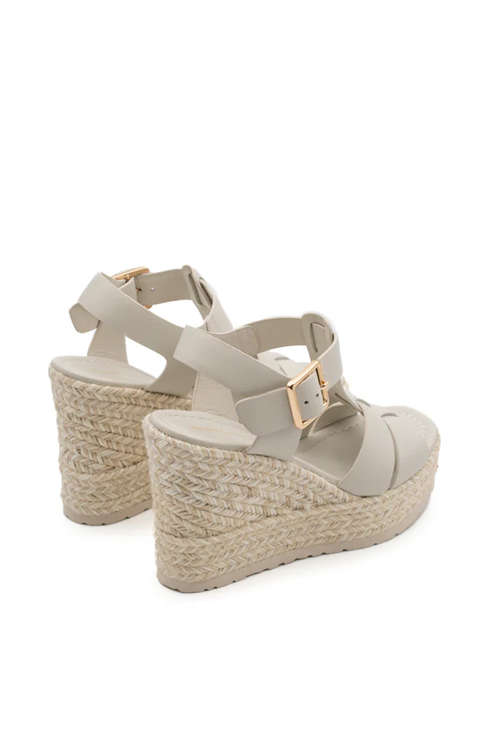Sandalo OLIVIA con zeppa in pelle 100% OLIVIA /OFF WHITE Paloma Barcelò 