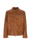 Giacca Peuterey in Pelle con Zip e Tasca sul Petto PEU5412 99011855466 Peuterey 