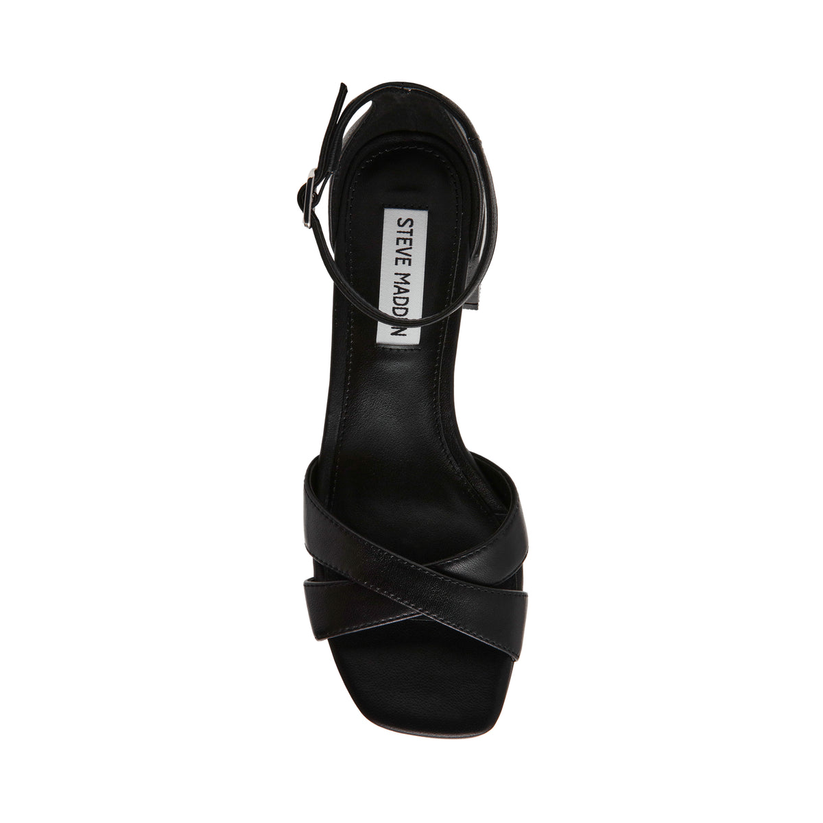 Sandali con tacco largo Steve Madden FERGIE BLACK LEATHER Steve Madden 