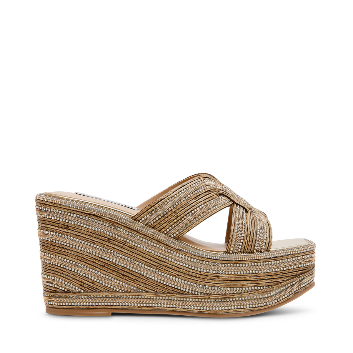 JUSTICE - zeppa con fasce incrociate JUSTICE ROSE GOLD Steve Madden 