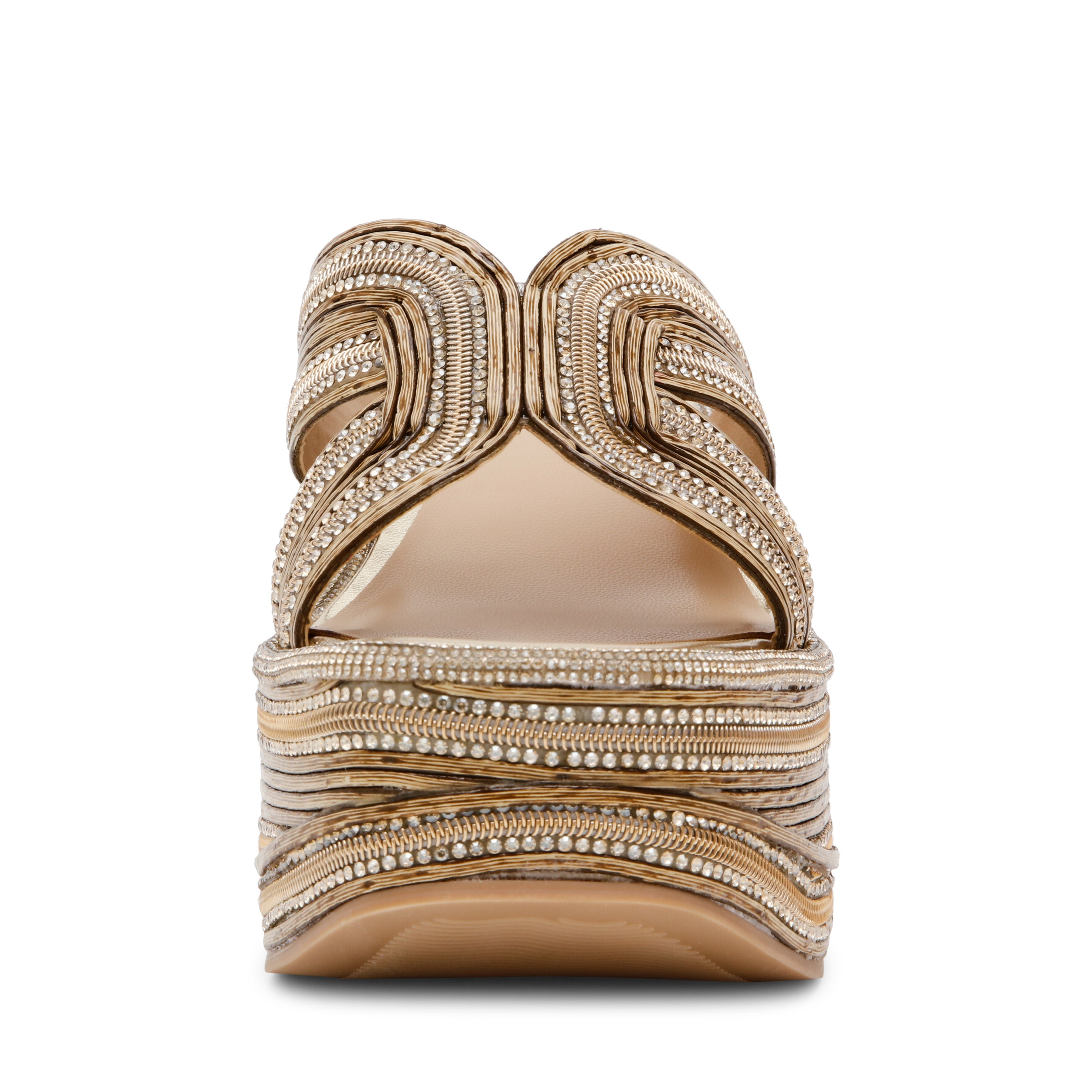 JUSTICE - zeppa con fasce incrociate JUSTICE ROSE GOLD Steve Madden 