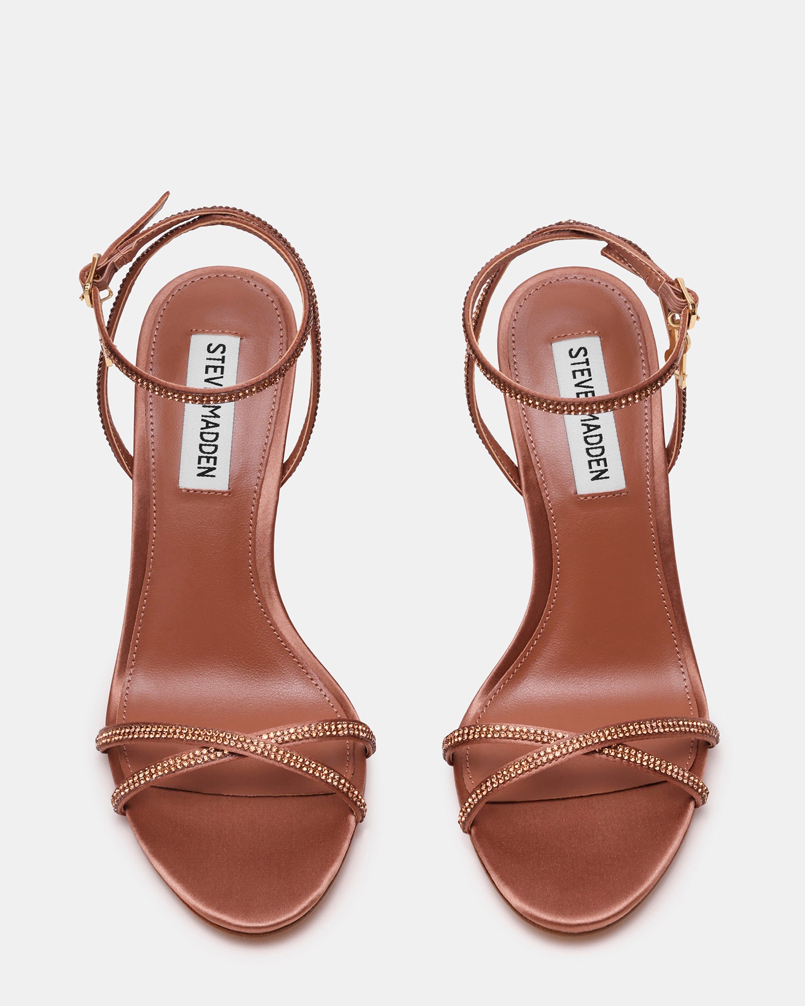 Sandalo in tessuto satinato con strass JYPSEY-CNR MOCHA SATIN Steve Madden 