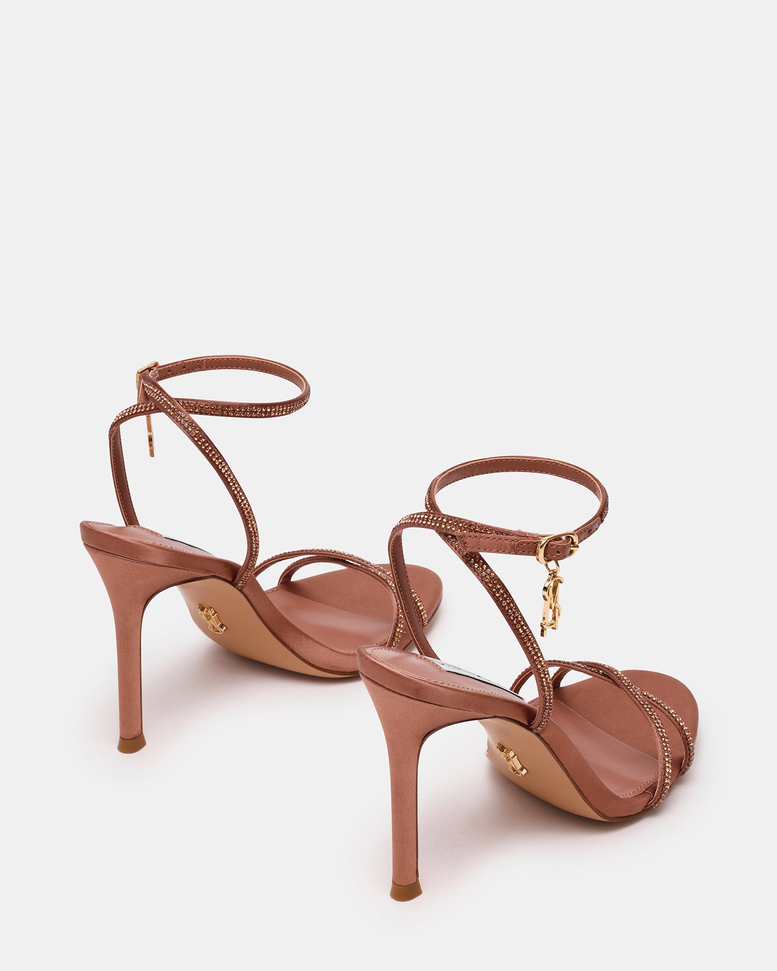 Sandalo in tessuto satinato con strass JYPSEY-CNR MOCHA SATIN Steve Madden 