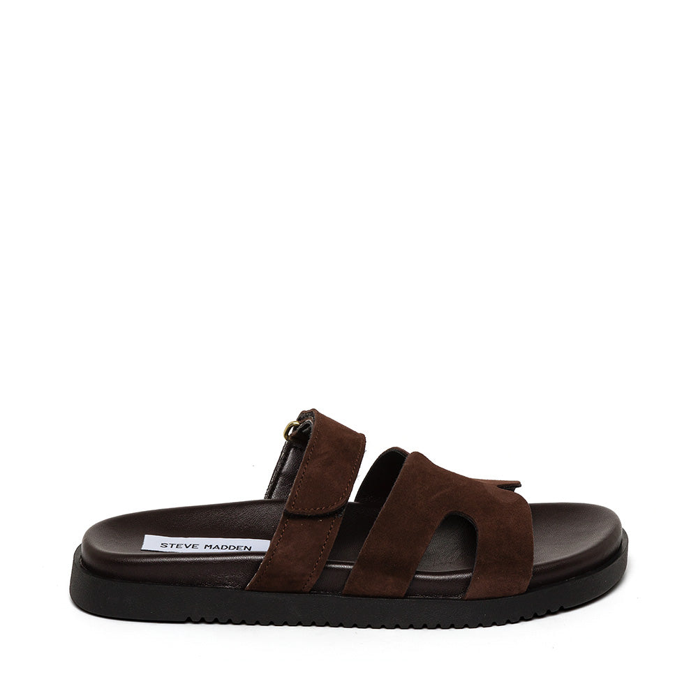 MISSILE-E - cabatta con fascia in suede MISSILE-E DARK BROWN SUEDE Steve Madden 