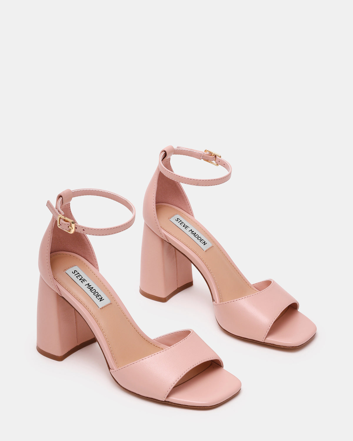 MISSTY - sandalo con tacco largo MISSTY BLUSH LEATHER Steve Madden 