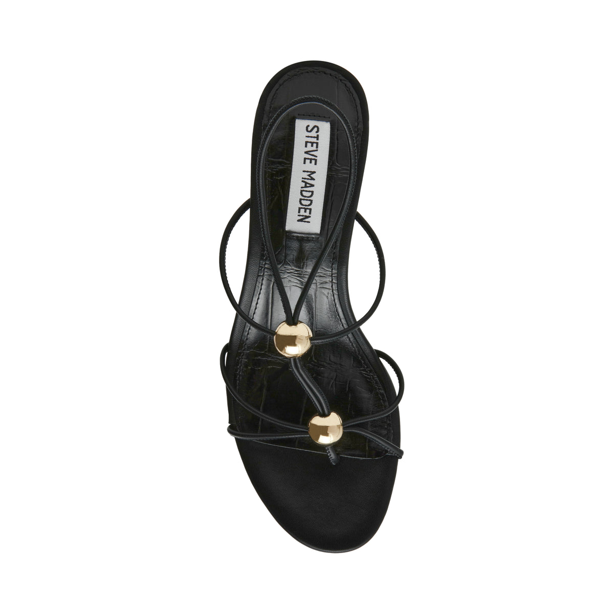 RAMOS - sandalo in ecopelle con tacco a spillo RAMOS BLACK Steve Madden 