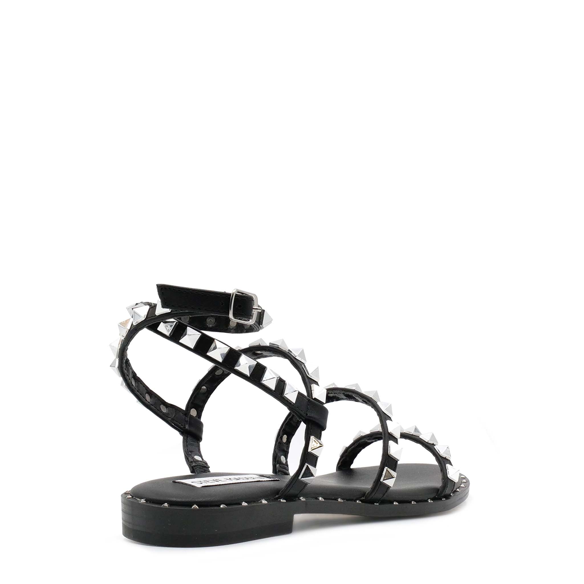 TRAVEL - sandalo basson borchie TRAVEL BLACK BLACK Steve Madden 