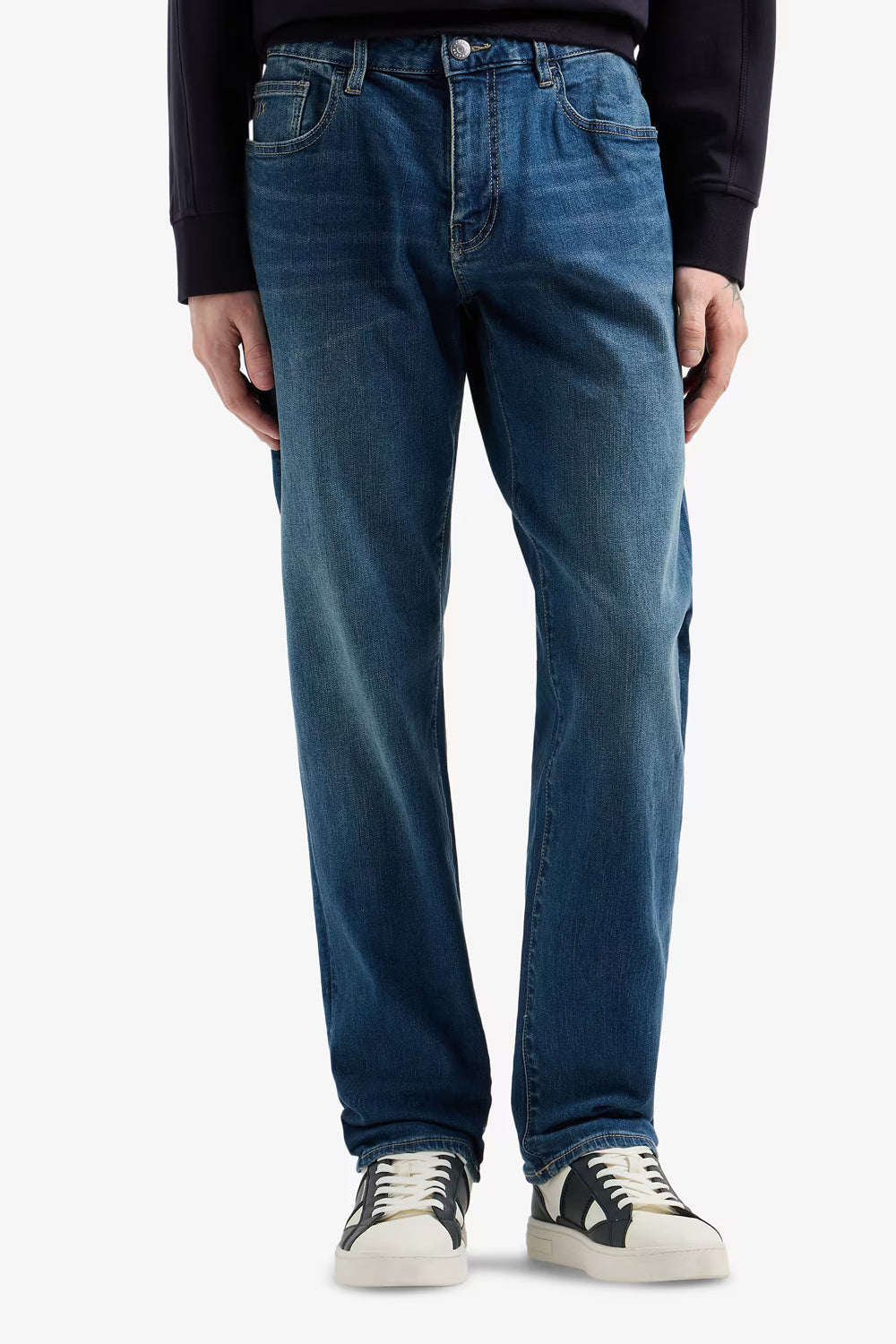 Jeans Uomo Armani Exchange 5 Pockets in Denim Stretch XM000070 AF14266MB001 Armani Exchange 