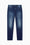 Jeans 5 tasche slim fit in denim di cotone stretch