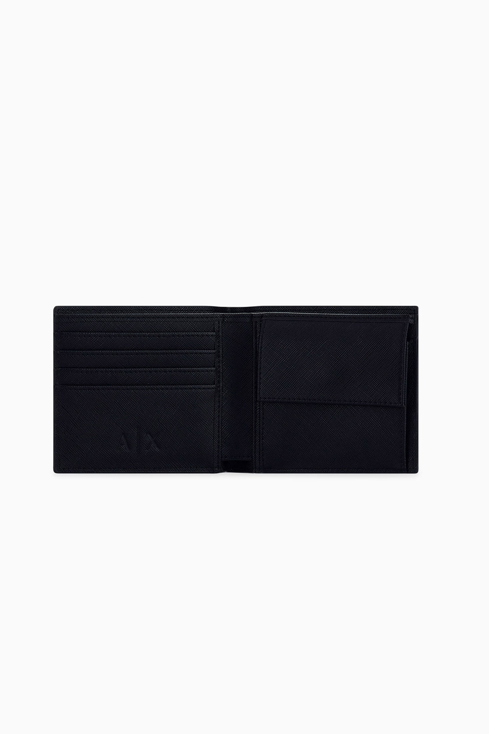 Portafoglio bifold con portamonete e logo XM000167 AF26659MC043 Armani Exchange 