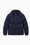 Piumino trapuntato in nylon lucido con cappuccio Icon XM000348 AF12286UB101 Armani Exchange 