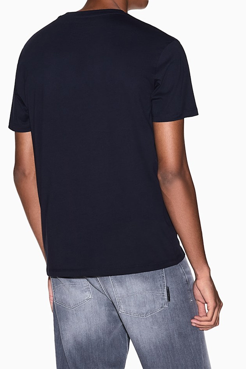 T-shirt girocollo in jersey di cotone con logo Icon XM000365 AF12308UB101 Armani Exchange 
