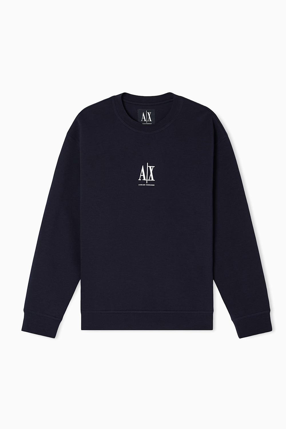 Felpa girocollo in cotone elasticizzato con logo Icon XM000368 AF10818UB101 Armani Exchange 