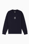 Felpa girocollo in cotone elasticizzato con logo Icon XM000368 AF10818UB101 Armani Exchange 