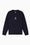 Felpa girocollo in cotone elasticizzato con logo Icon