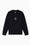 Felpa girocollo in cotone elasticizzato con logo Icon