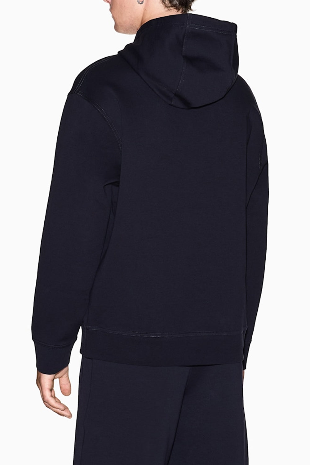 Felpa con cappuccio e tasca a marsupio con logo Icon XM000369 AF10818UB101 Armani Exchange 