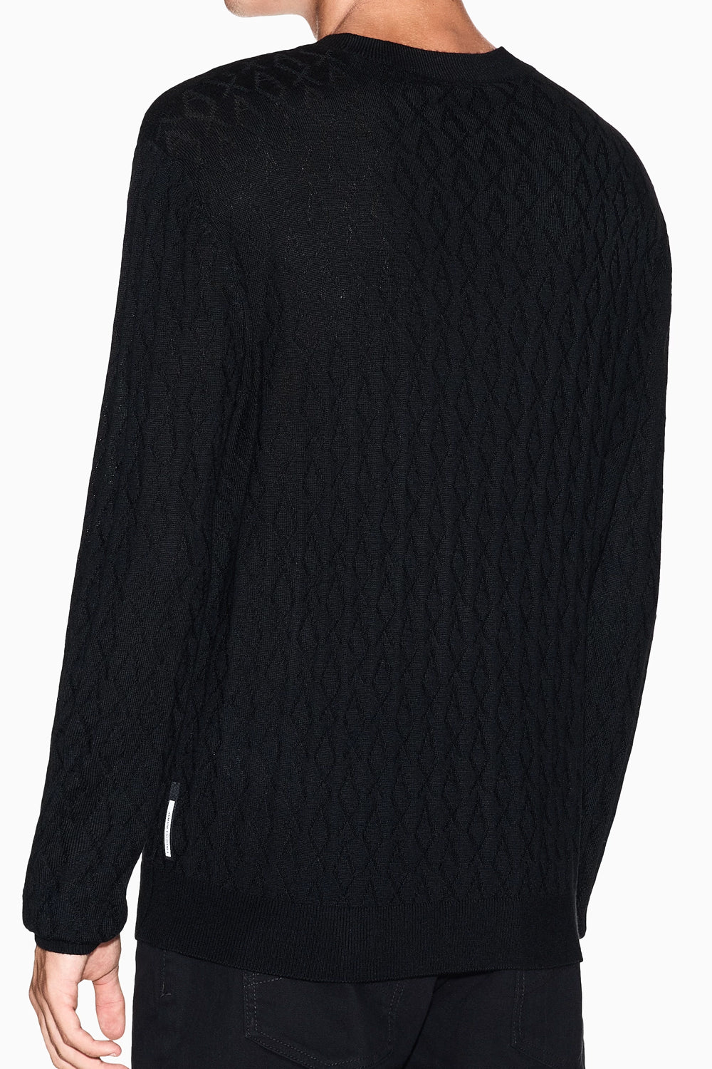 Mage girocollo a onde in misto lana XM000878 AF11982UC001 Armani Exchange 