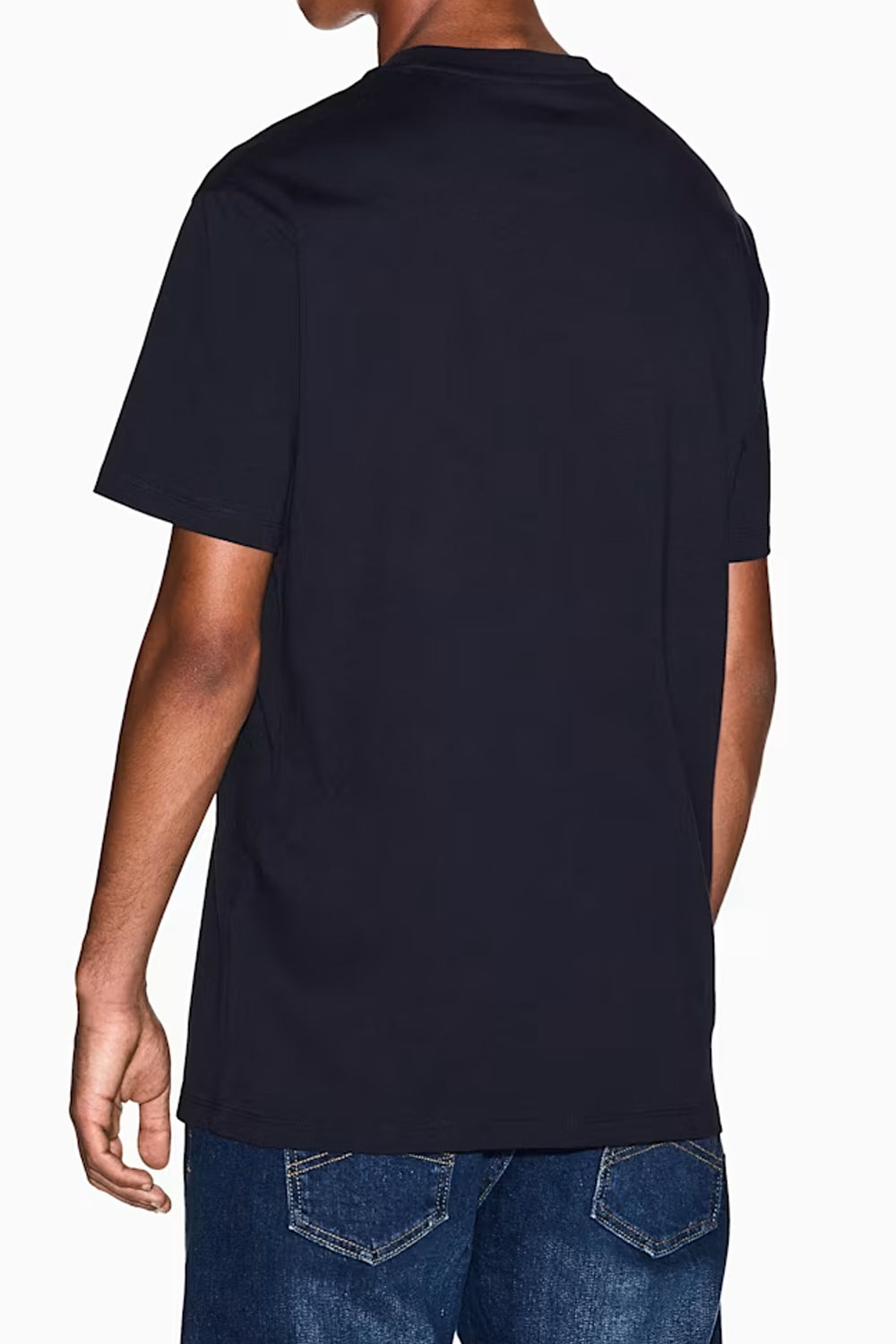 T-shirt girocollo in jersey di cotone con logo Essential XM001281 AF10361UB101 Armani Exchange 