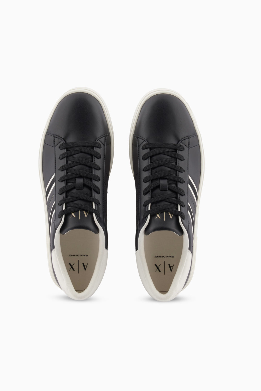 Sneakers stringate con bande a contrasto e suola in gomma XM002198 AF21421MC024 Armani Exchange 