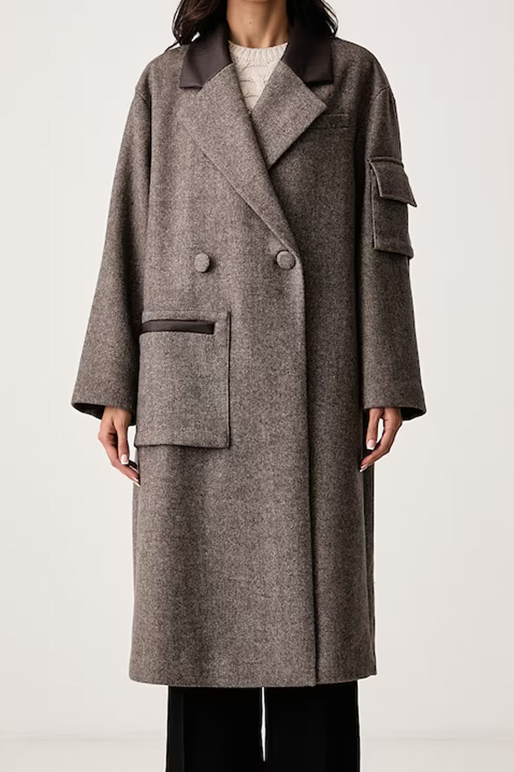 Cappotto con lana XW002451 AF26075F6044 Armani Exchange 