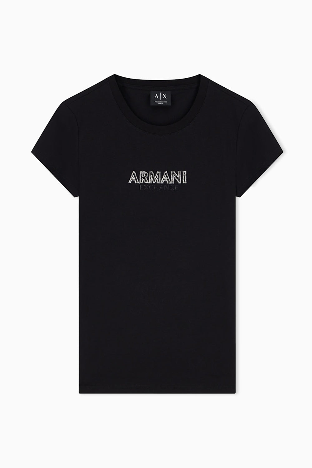 T-shirt Up For Party slim fit in cotone con logo XW002550 AF10356UC001 Armani Exchange 