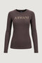 t-shirt a maniche lunghe con logo AX XW002761 AF23954U6032 Armani Exchange 