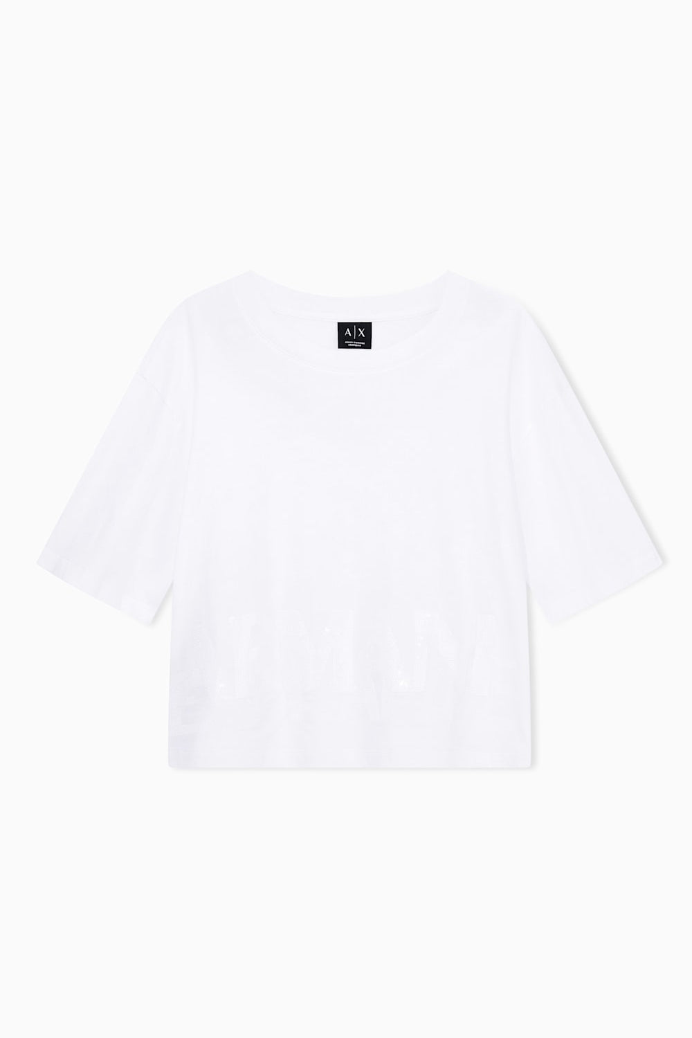 T-shirt a vestibilità regolare in jersey di cotone XW002779 AF10356U0002 Armani Exchange 