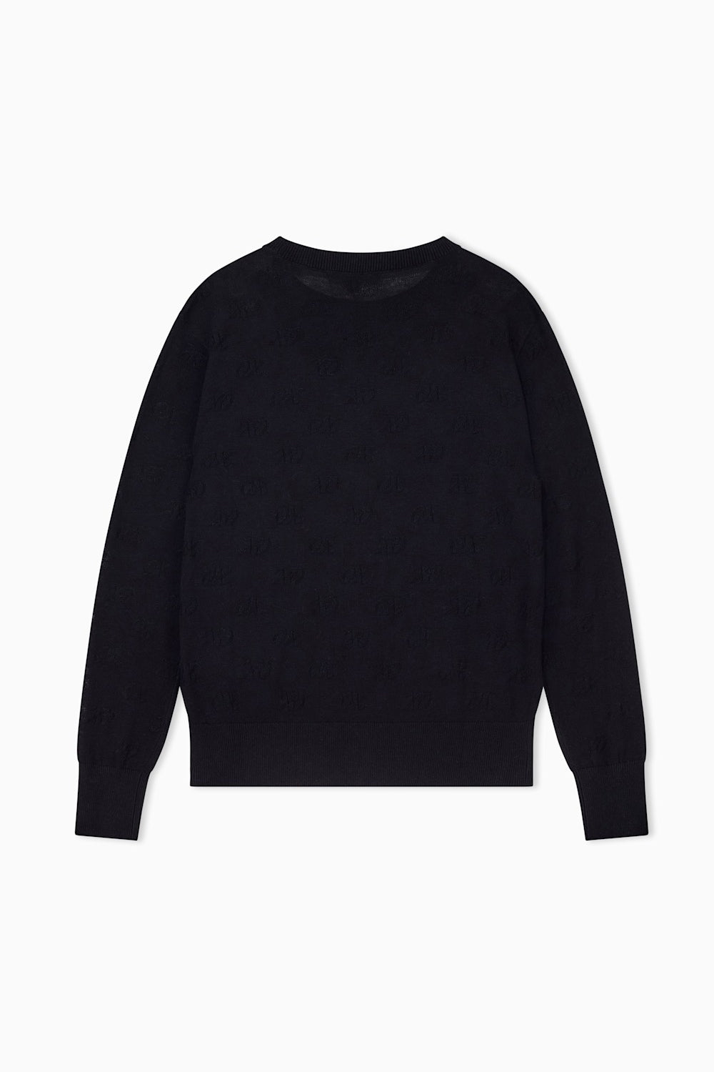 Pullover girocollo in viscosa e cotone con motivo a rilievo XW002875 AF16620FC241 Armani Exchange 