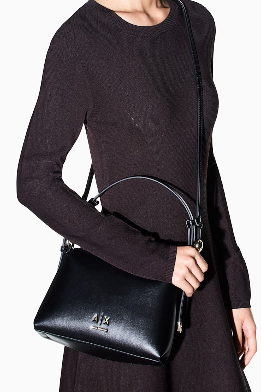 Borsa a spalla con tracolla regolabile e logo XW002990 AF26452UC001 Armani Exchange 