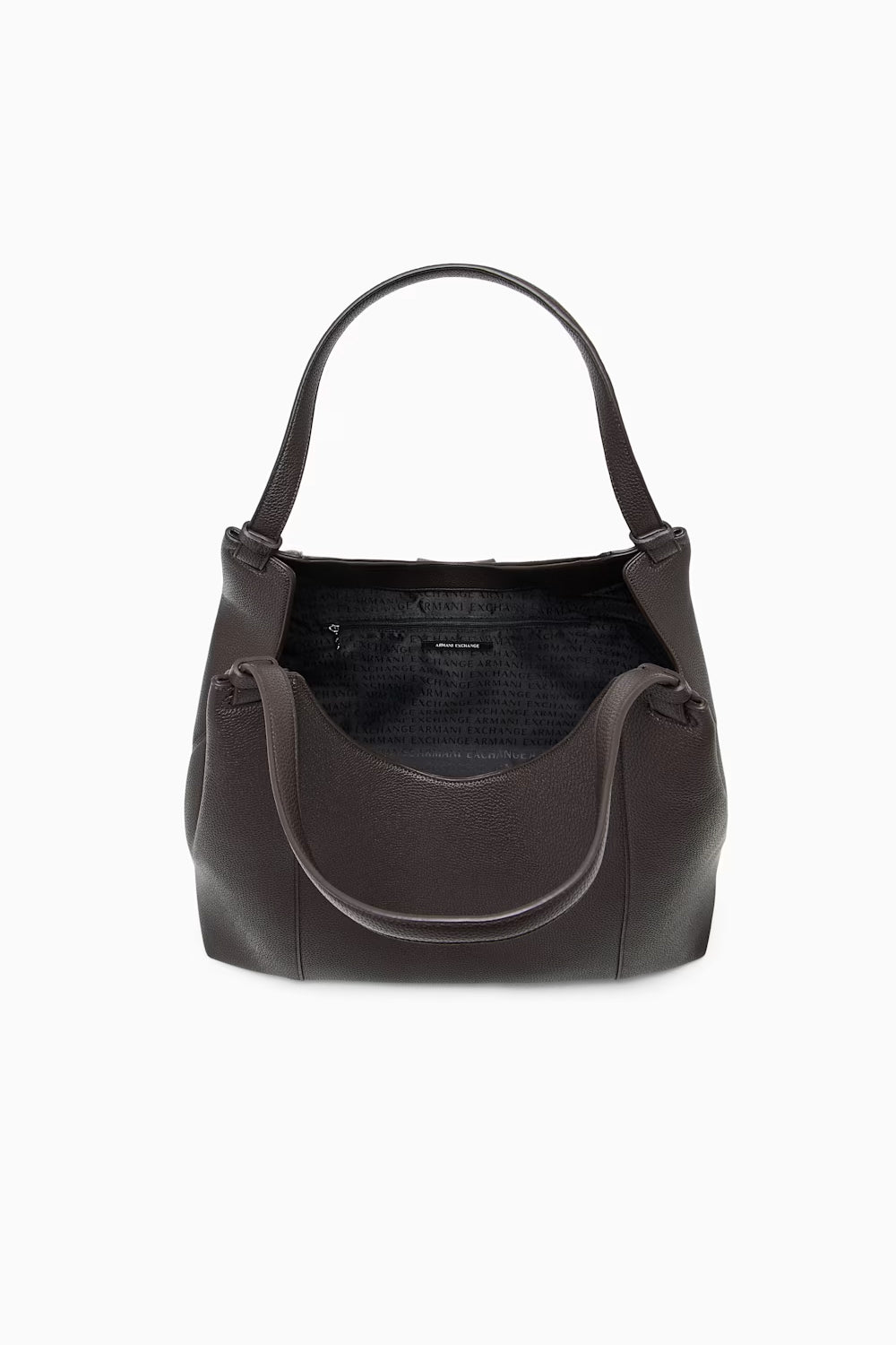 Borsa hobo effetto pelle con placca logo XW003002 AF11902U6032 Armani Exchange 