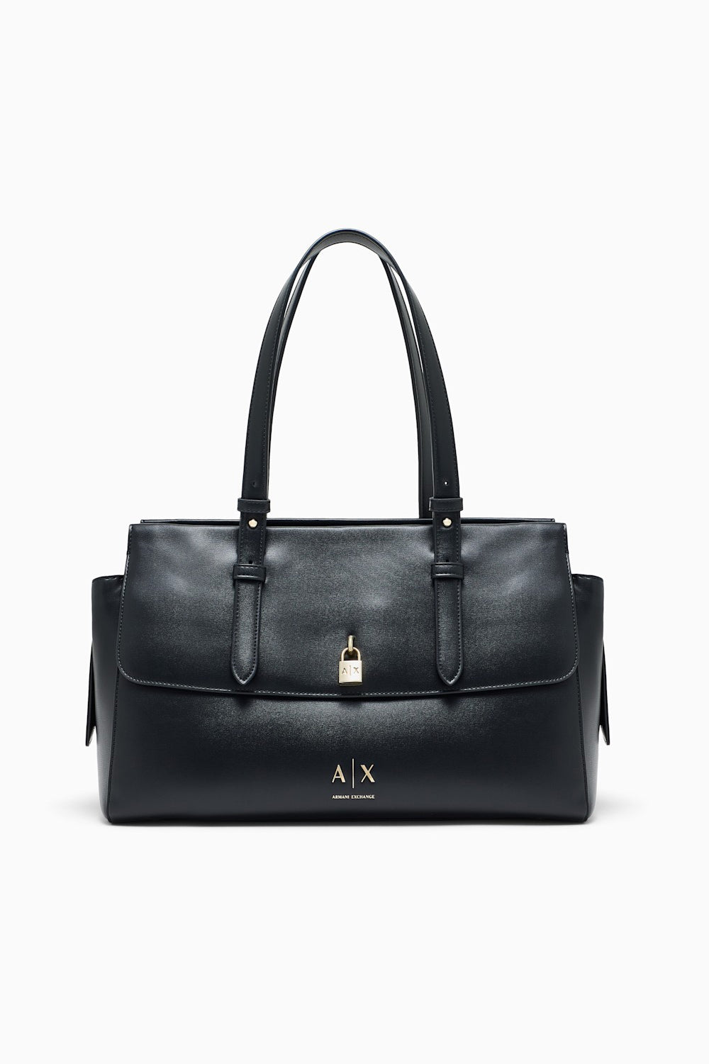 Shopper con doppi manici e lucchetto decorativo XW003020 AF28605UC001 Armani Exchange 