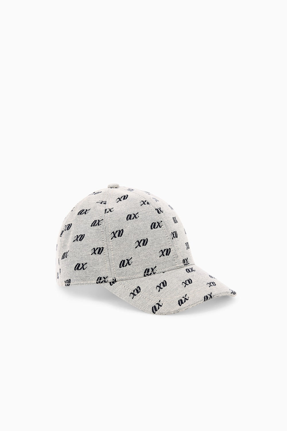 Cappellino da baseball in cotone con logo jacquard allover XW003039 AF26063F6119 Armani Exchange 