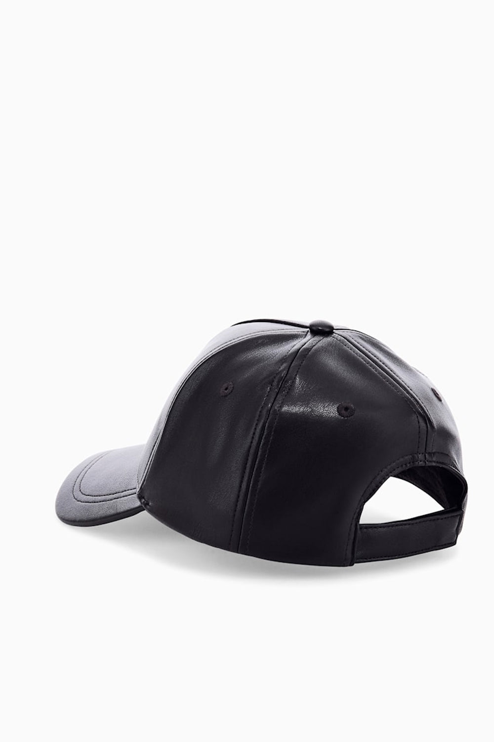 Cappellino da baseball in similpelle con logo in metallo XW003046 AF27219U6032 Armani Exchange 