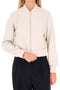 Bomber in similpelle con zip e bordi a costine XW003136 AF10203U1039 Armani Exchange 