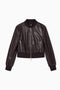Bomber in similpelle con zip e bordi a costine XW003136 AF10203U6032 Armani Exchange 