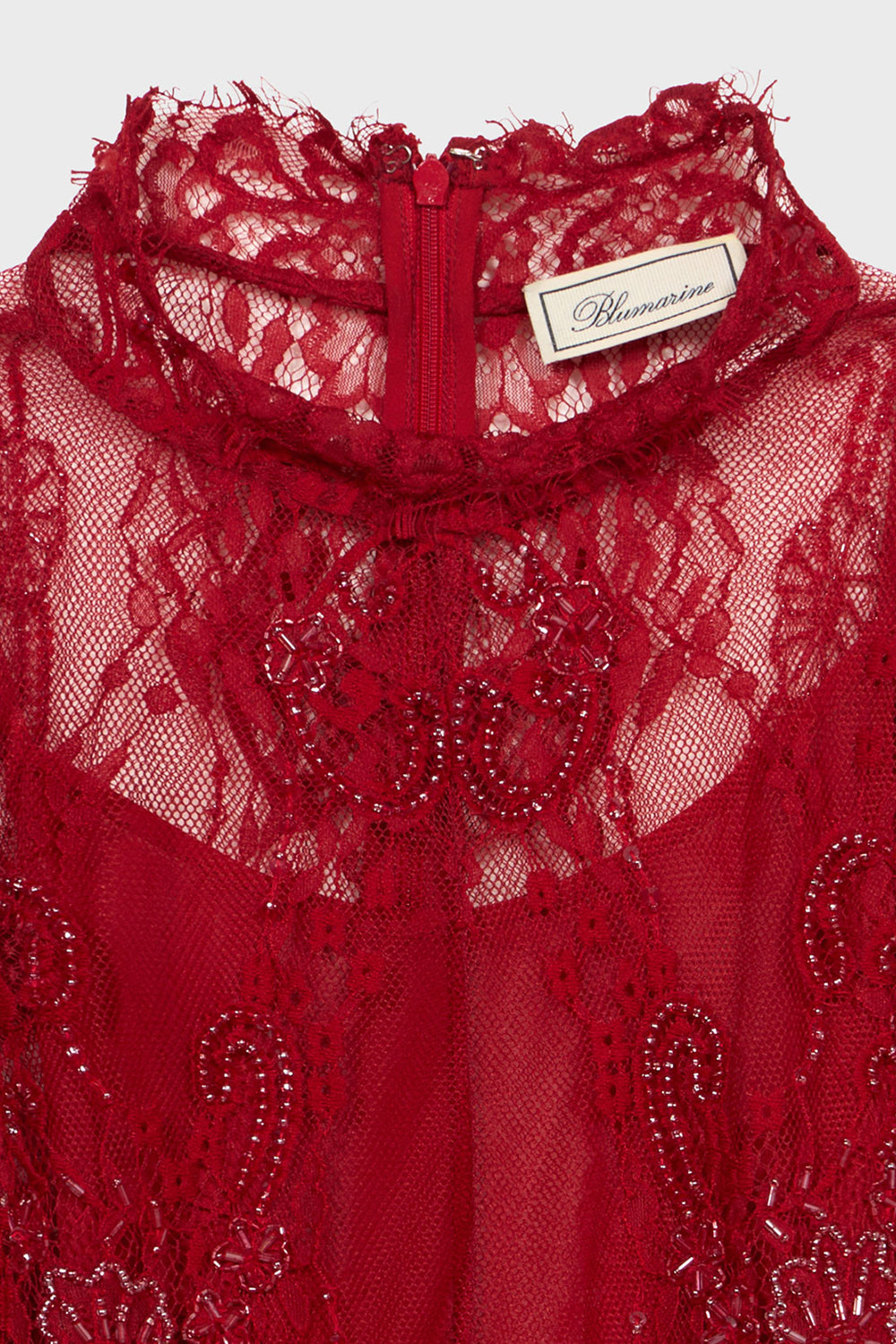mini abito in pizzo RF6062 J1616X0824 Blumarine 