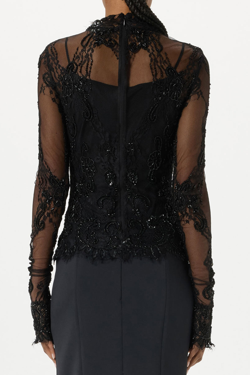 t-shirt in pizzo RF6064 J161622222 Blumarine 
