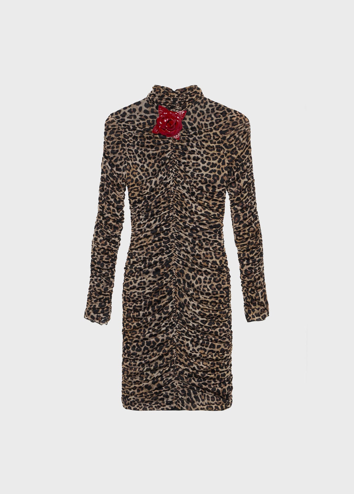 mini abito leopardato RF6077 J1619L9655 Blumarine 