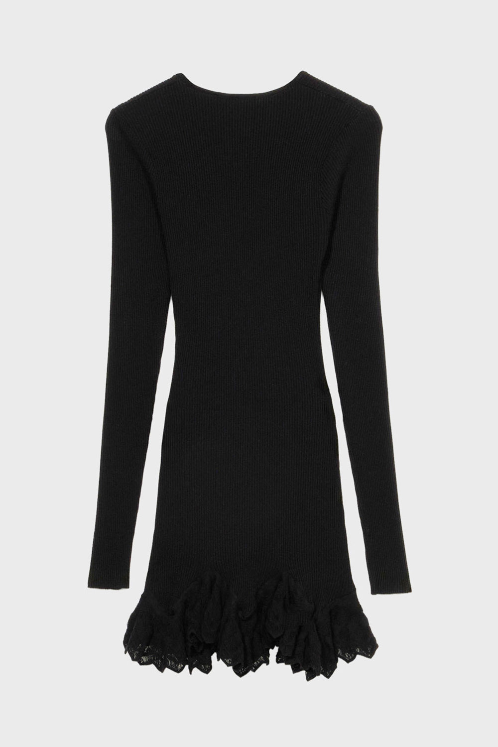 Abito in maglia con balza smerlata RF6158 MAB3322222 Blumarine 