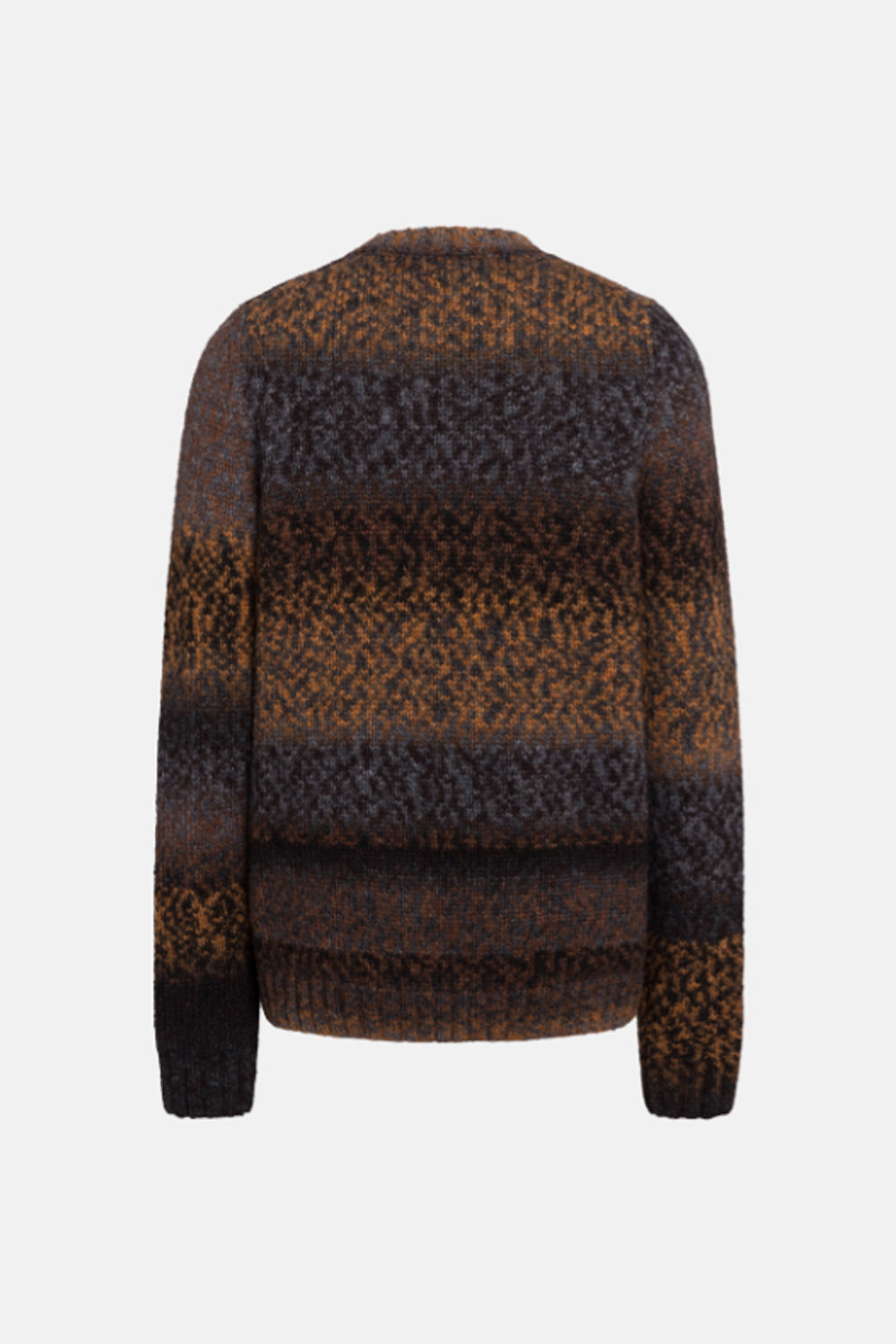 Maglia girocollo regular in misto lana stampata UT309 M01037U-002728 Dondup 