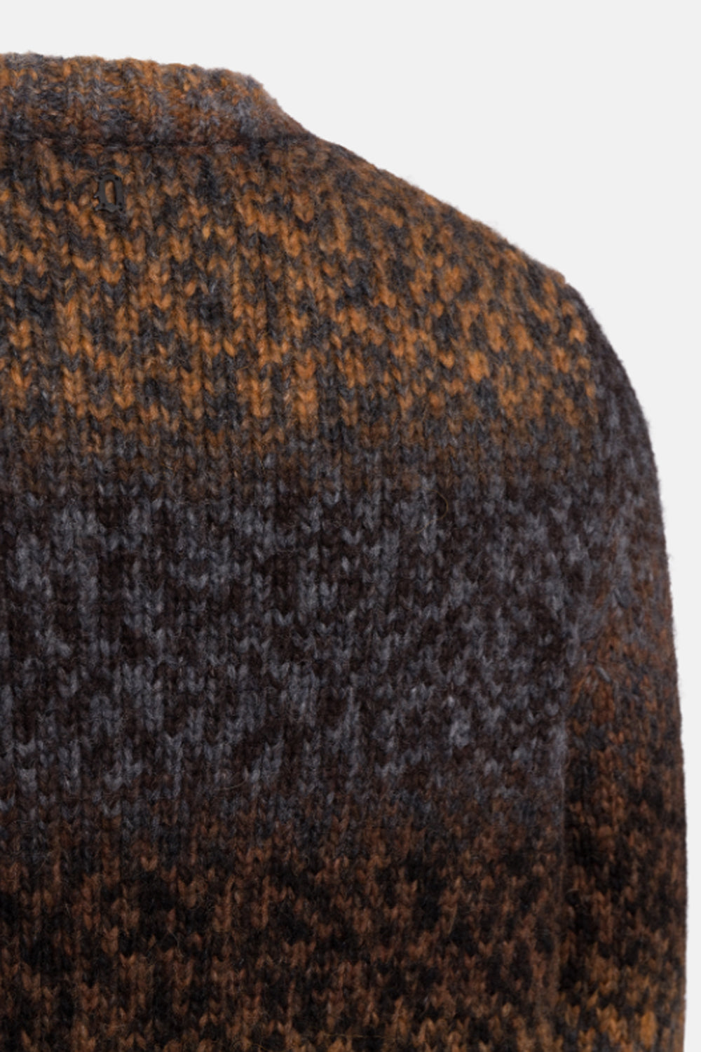 Maglia girocollo regular in misto lana stampata UT309 M01037U-002728 Dondup 