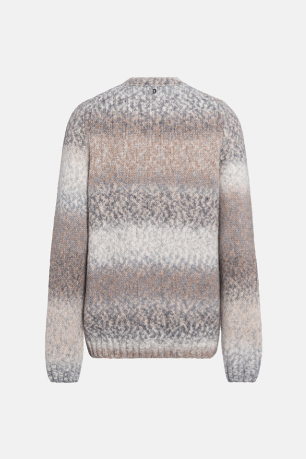 Maglia girocollo regular in misto lana stampata UT309 M01037U-002920 Dondup 