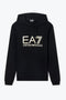 felpa con cappuccio e logo EA7 7M001413 AF22266MC004 EA7 Emporio Armani 