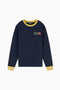 Felpa Graphic Series con vestibilità regular in cotone 7M002138 AF22265UB109 EA7 Emporio Armani 